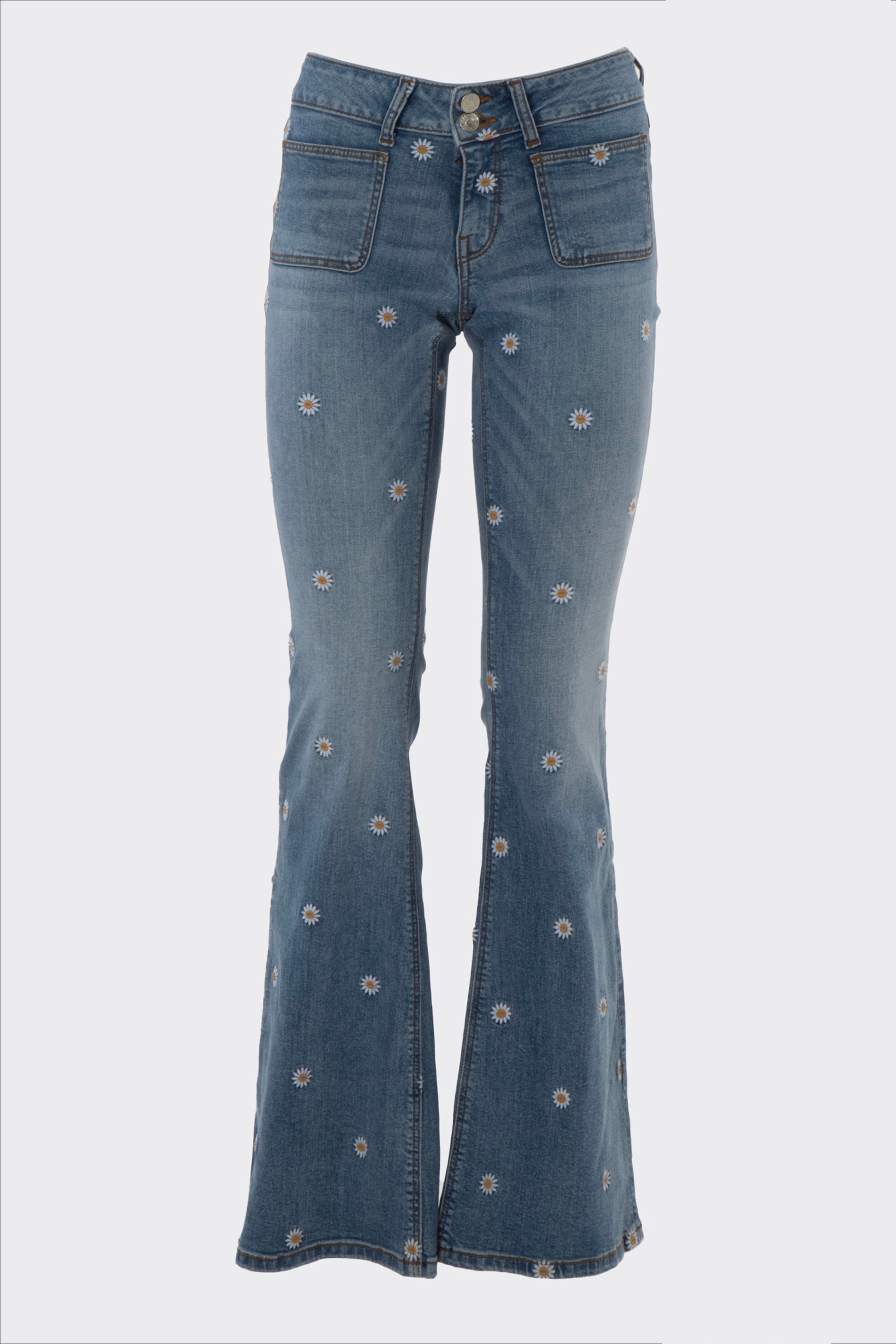 Jeans bootcut vita bassa X124SVA010D400E5 XT-STUDIO