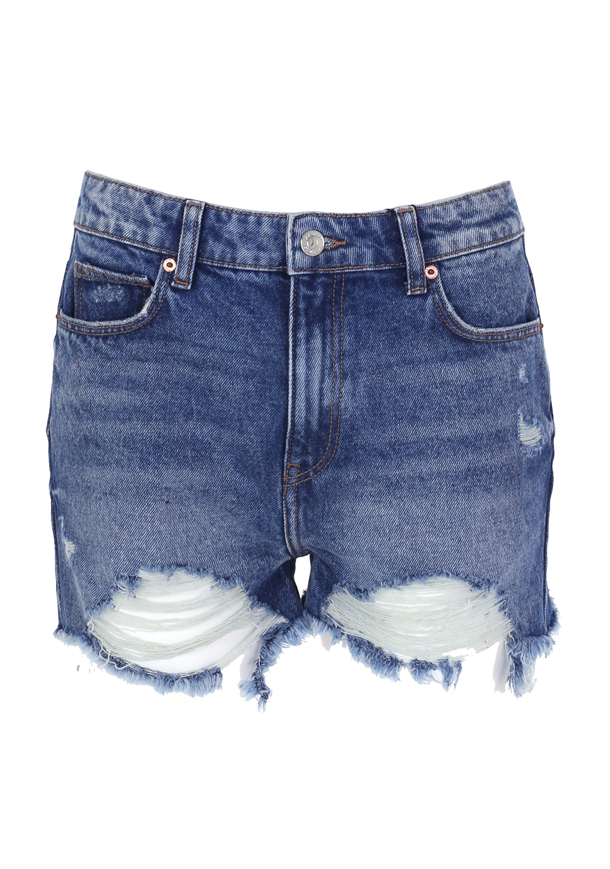 Shorts in denim brokenstone con strappi XT-STUDIO 8059572231949