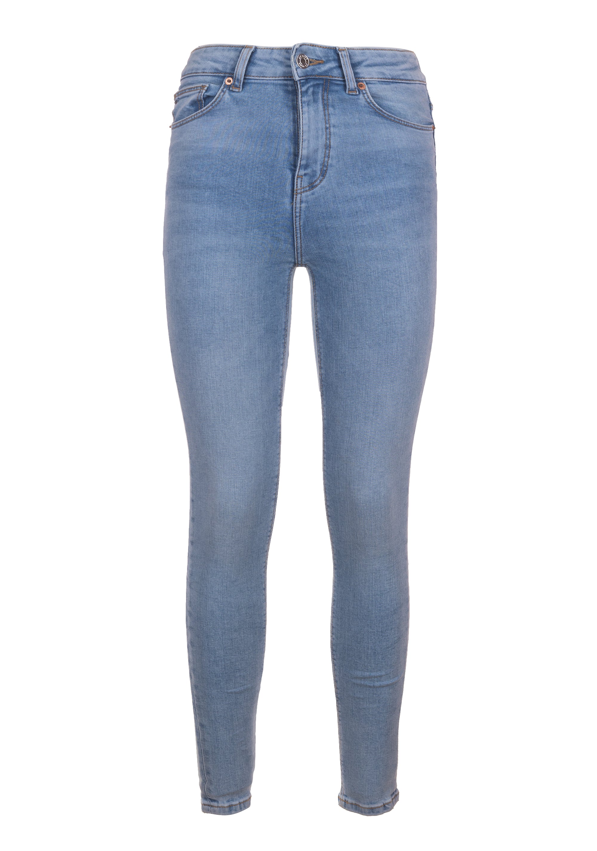 Jeans skinny in denim con lavaggio chiaro XT-STUDIO X123SV1001D45503-062