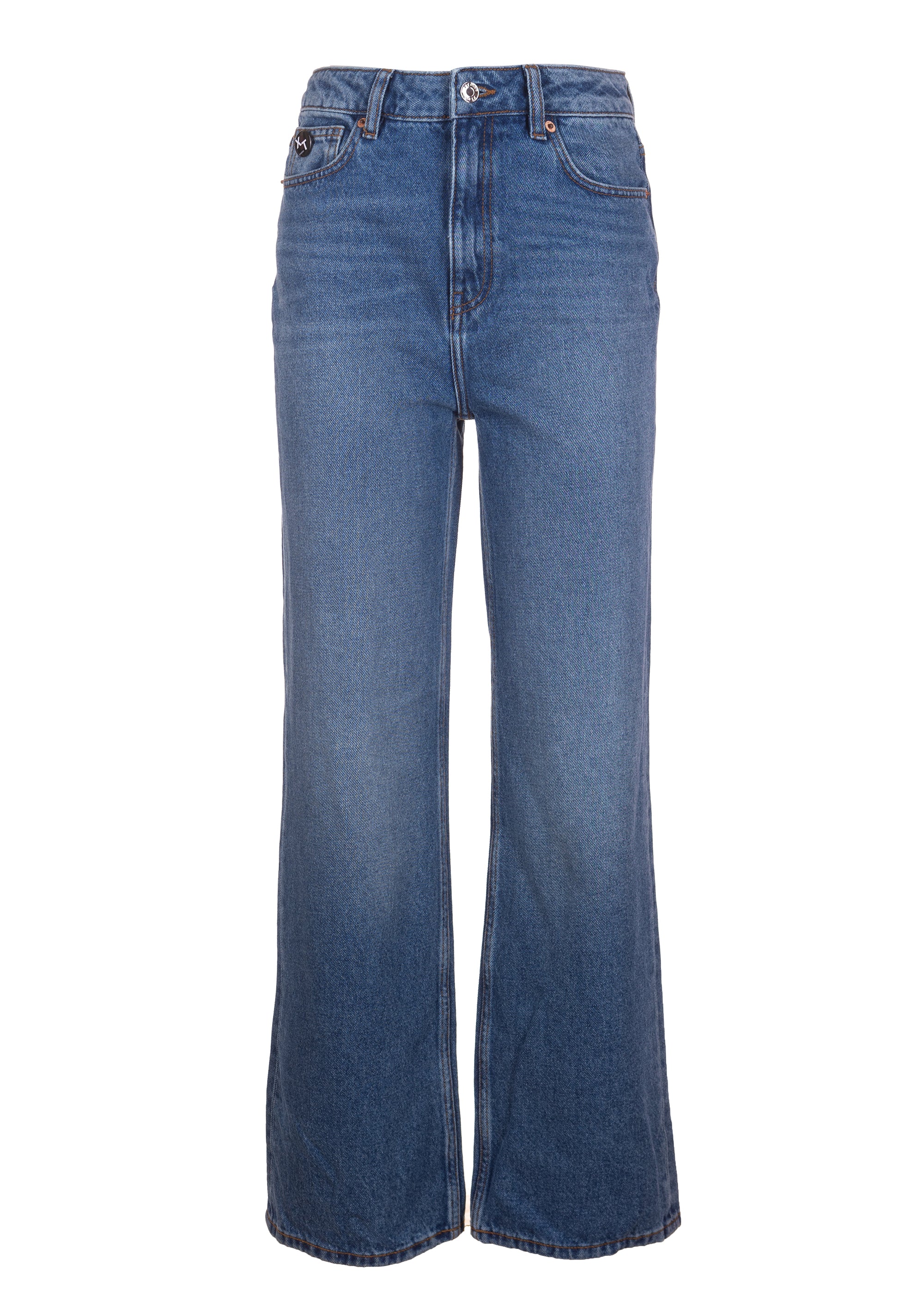 Jeans bootcut in denim con lavaggio medio XT-STUDIO X123SV2002D41902-257