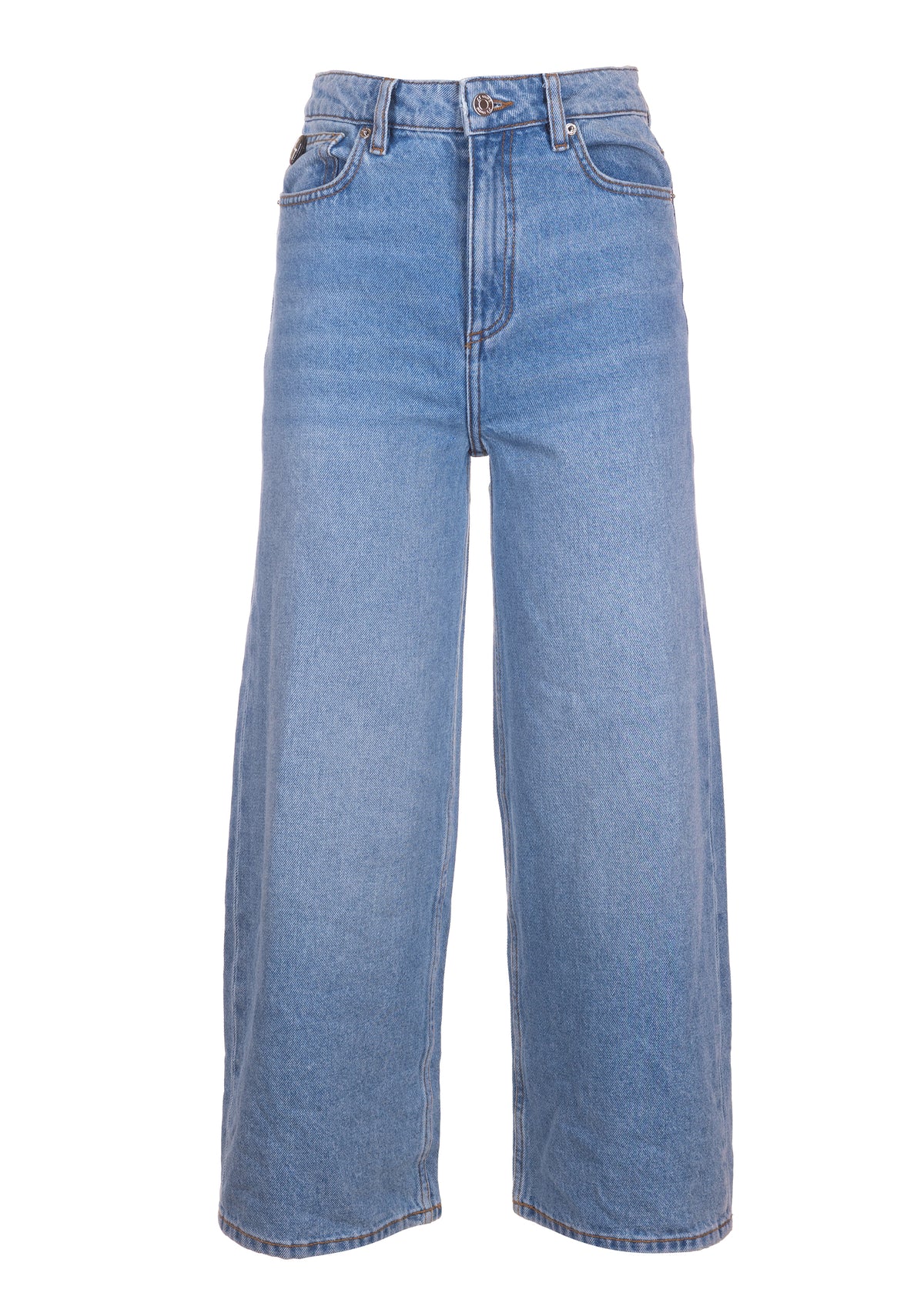 Jeans flare cropped in denim con lavaggio chiaro XT-STUDIO X123SV3001D41903-062